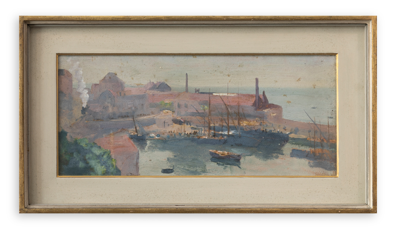 GARZIA FIORESI (1888-1968) - Il porto di Portici