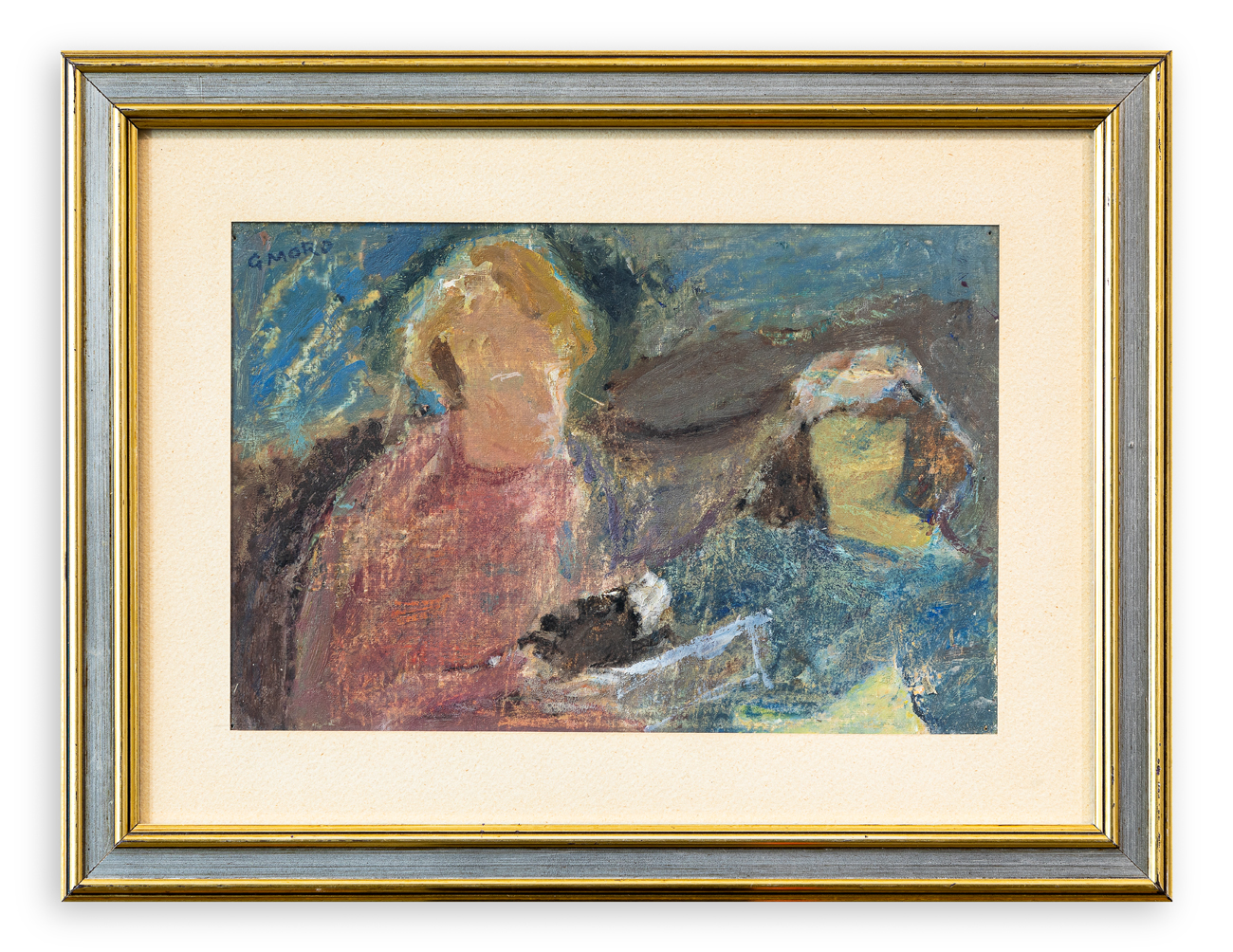 GINO MORO (1901-1977) - Intimità (Bozzetto del quadro omonimo)