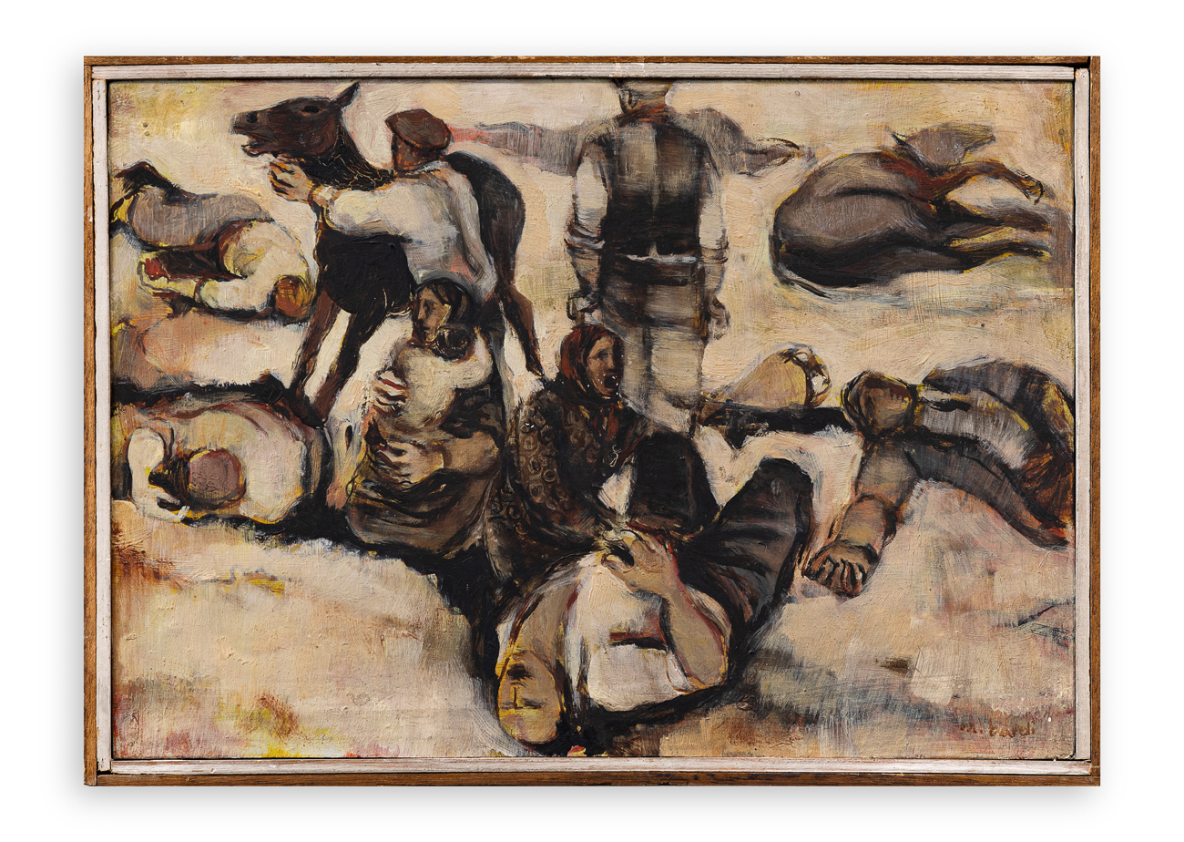 MARIO BARDI (1924-1998) - Primo Maggio a Portella della Ginestra