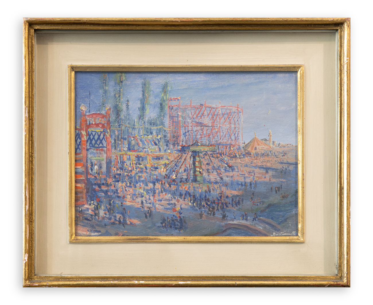 RICCARDO BASTIANUTTO (1906-1979) - Parco, 1951 circa