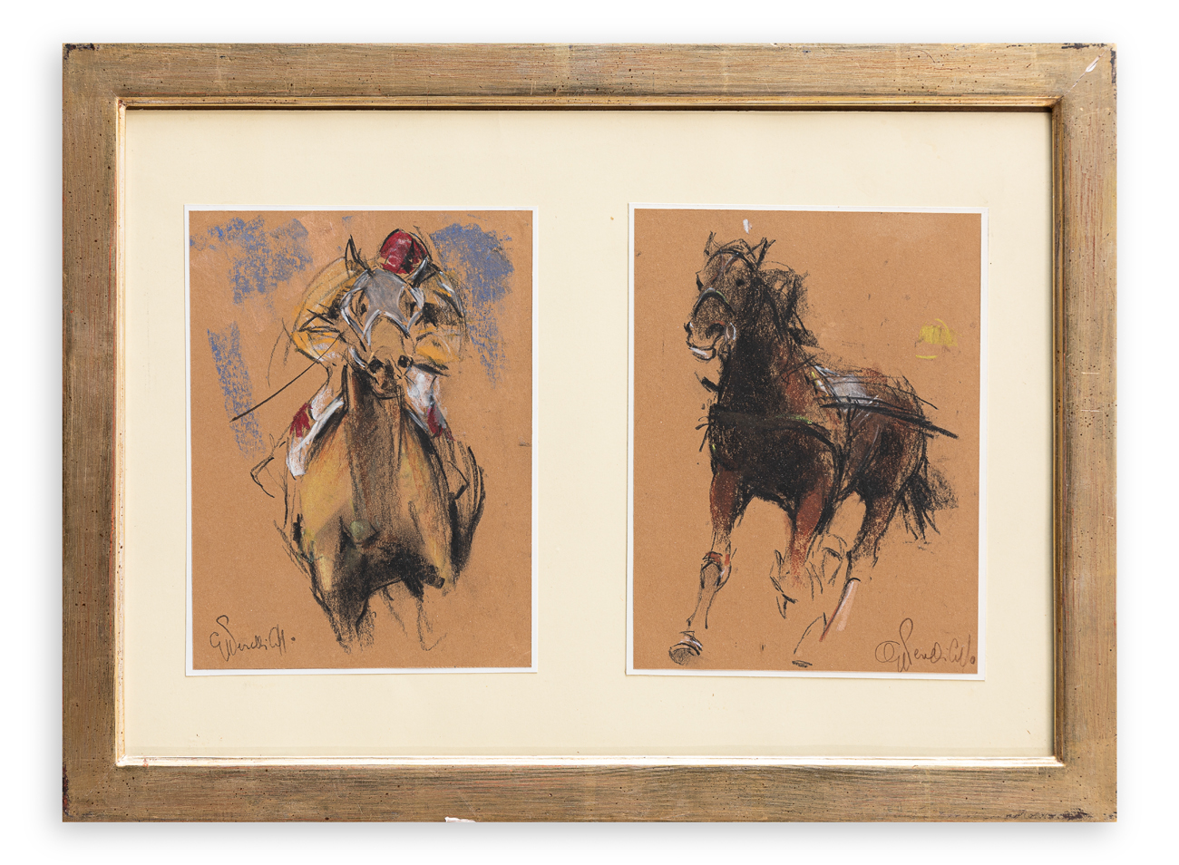 GIANCARLO PERELLI CIPPO (1923-2004) - Cavalli da corsa, 1994
