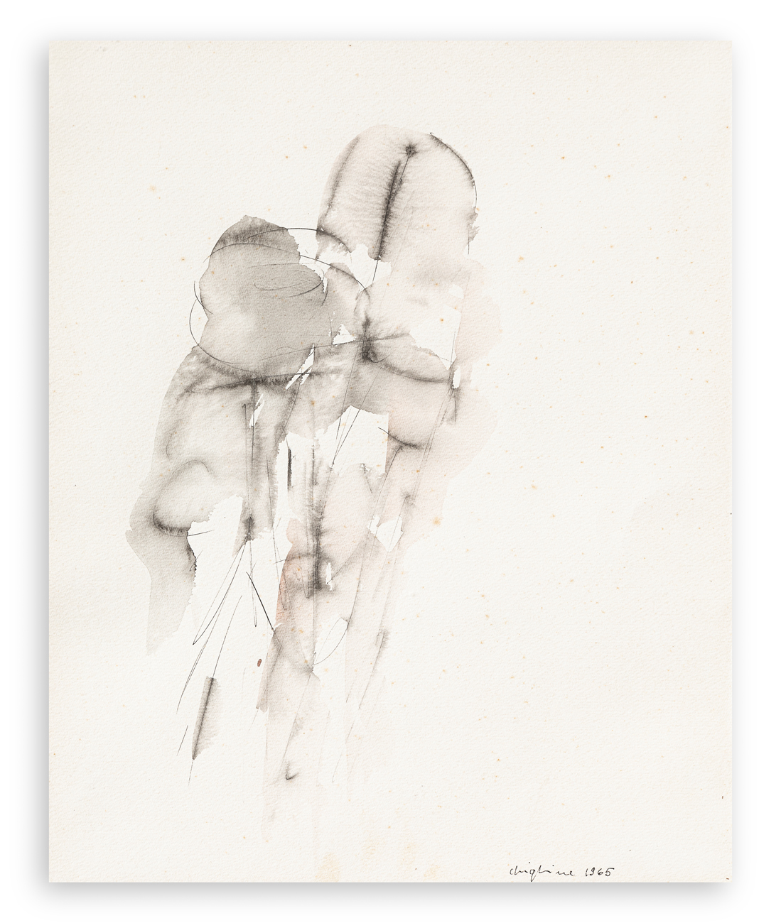 ALFREDO CHIGHINE (1914-1974) - Senza Titolo, 1965
