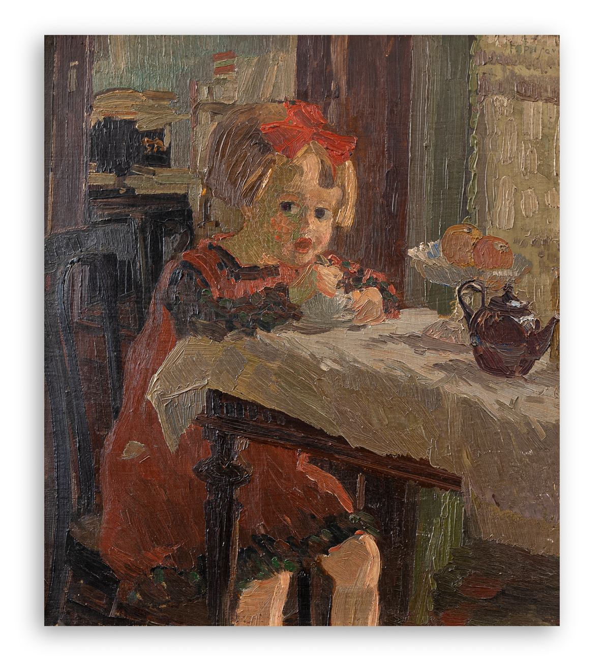 FERRUCCIO PASQUI (1886-1958) - Senza Titolo (La colazione), 1918