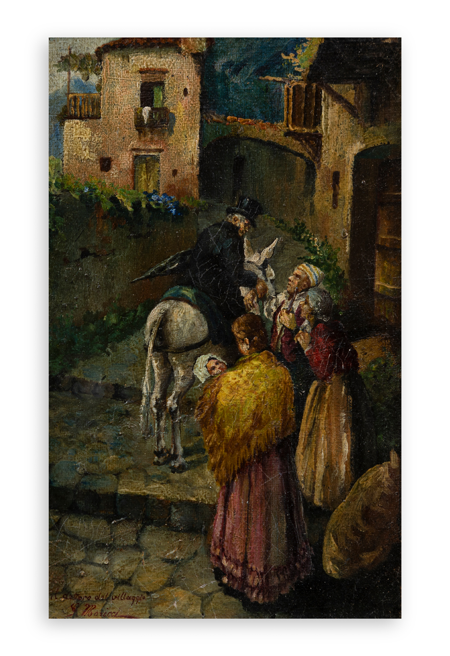 GIUSEPPE MORICCI (1806-1879) - Il medico del villaggio