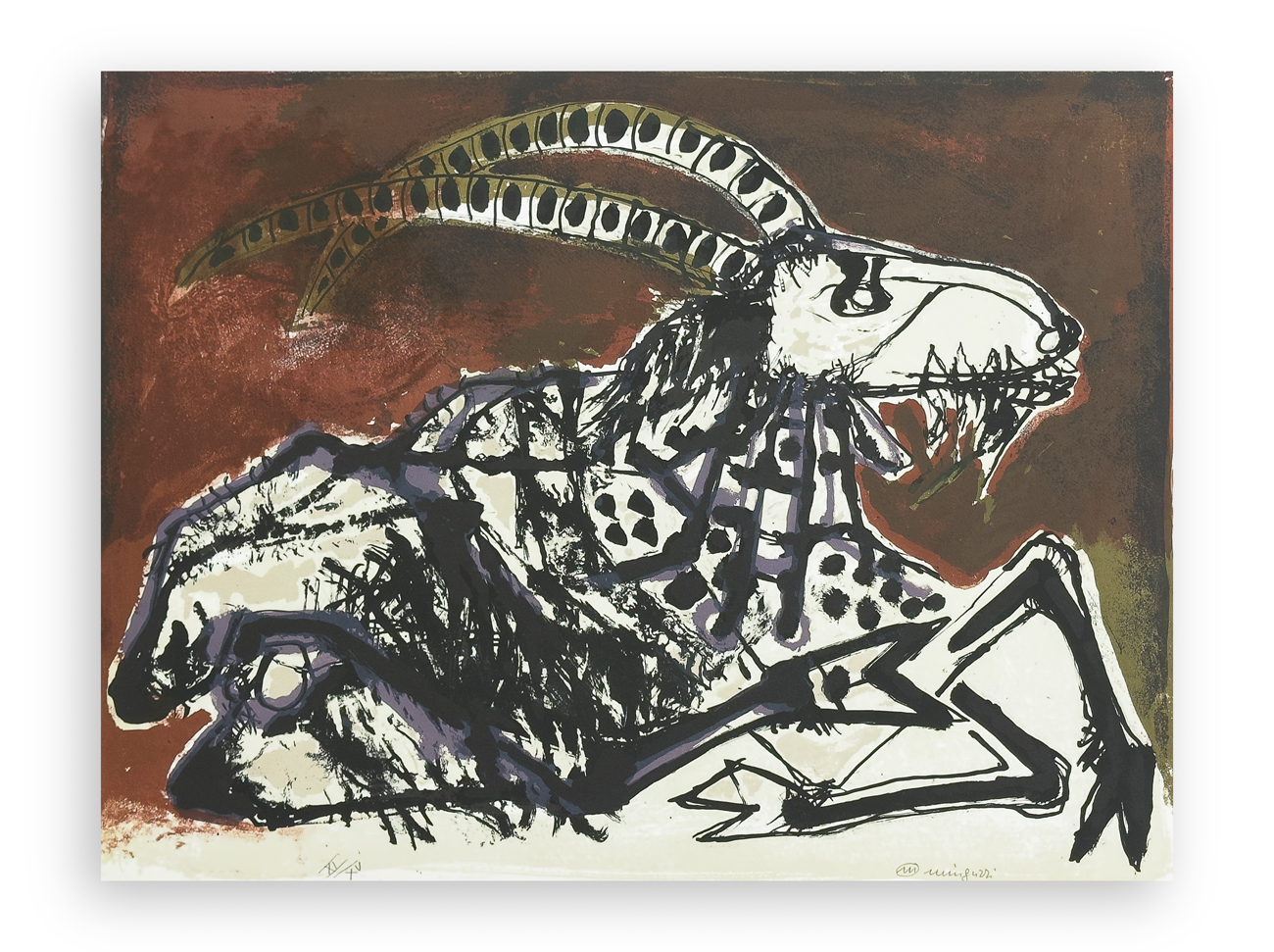 LUCIANO MINGUZZI (1911-2004) - Capricorno, 1970-1971