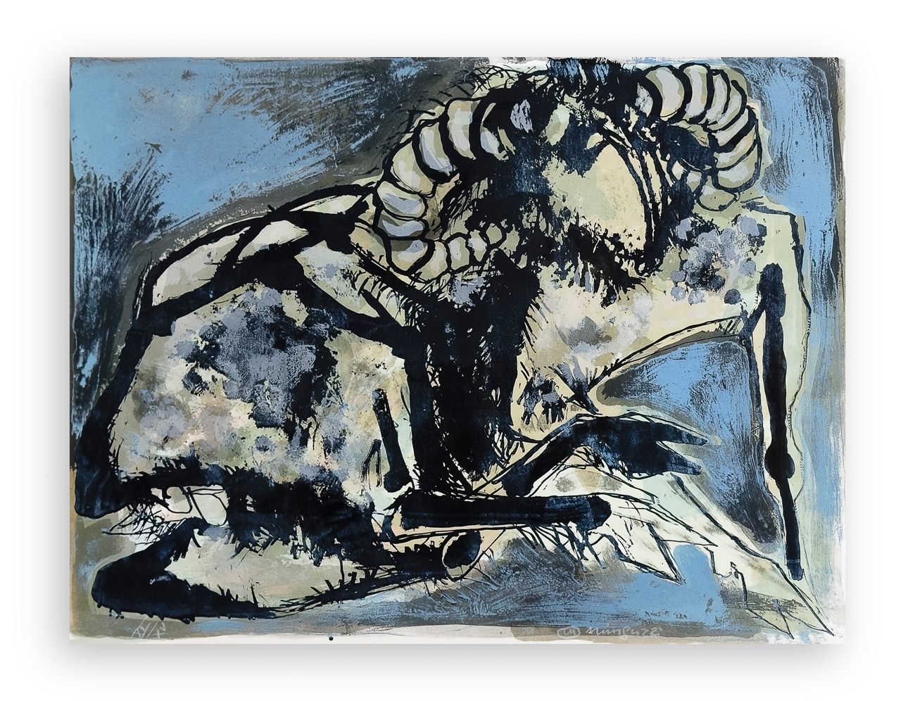 LUCIANO MINGUZZI (1911-2004) - Ariete, 1970-1971