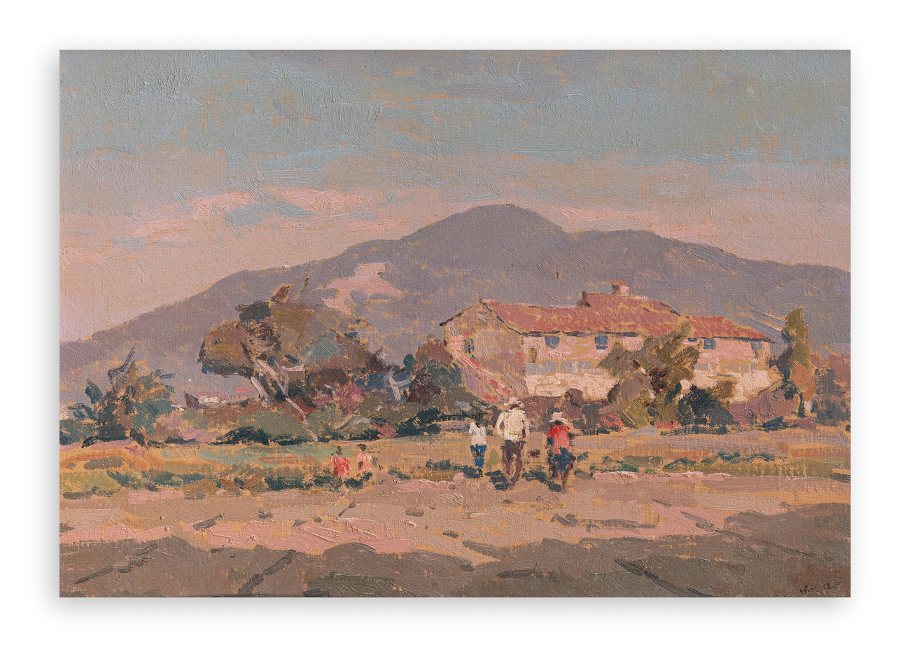 ANGIOLO VOLPE (1943) - Ritorno dai campi