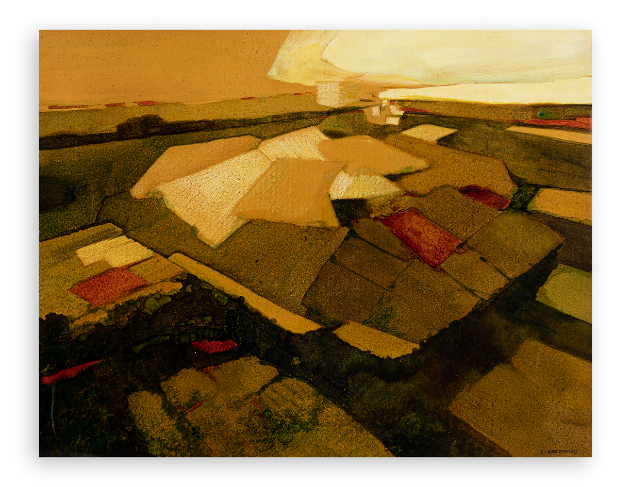 LIVIO CAZZANIGA (1925-2023) - Brianza. Verso il S. Genesio