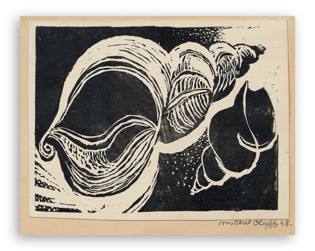 MICHEL OLYFF (1927) - Senza Titolo, 1948