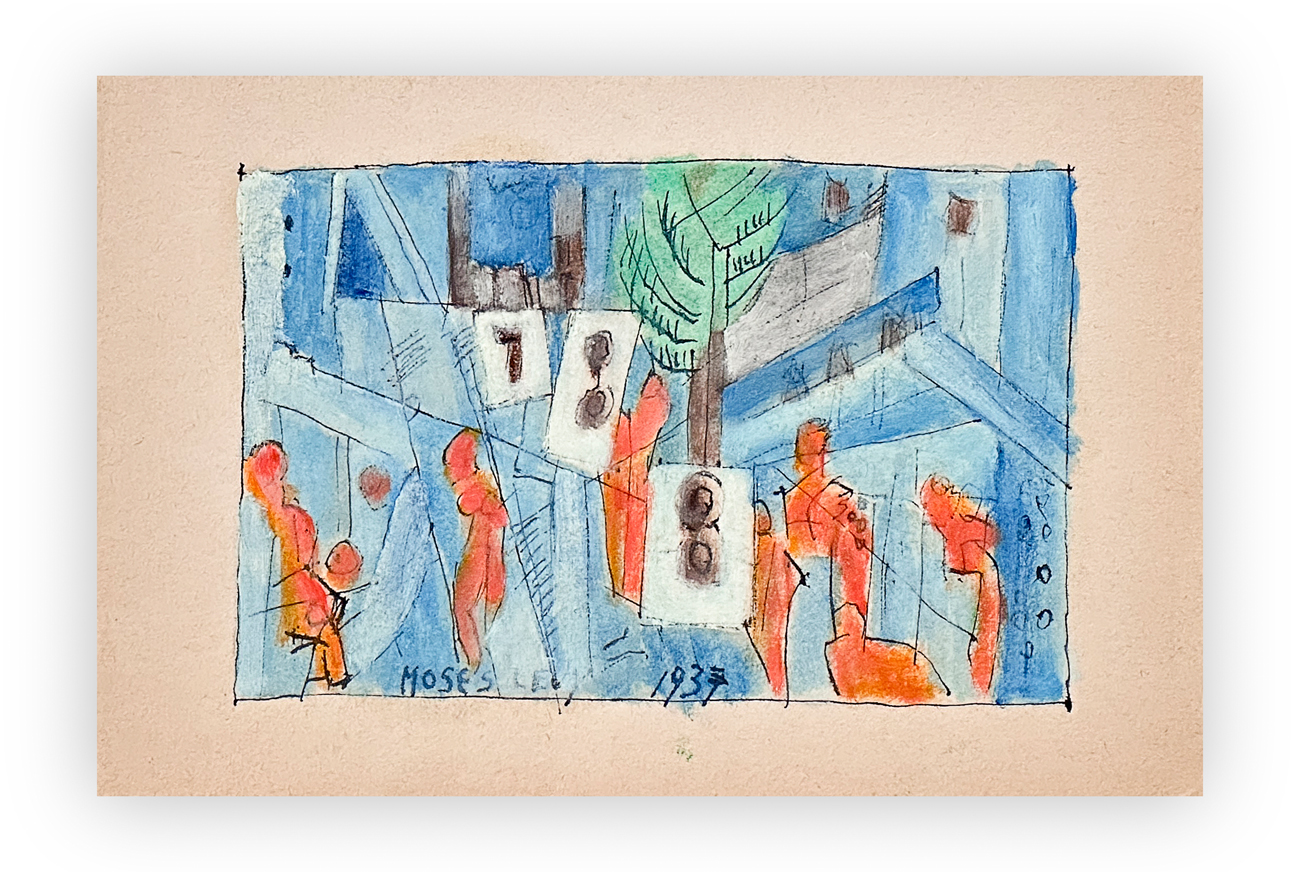 MOSES LEVY (1885-1968) - Senza Titolo, 1937