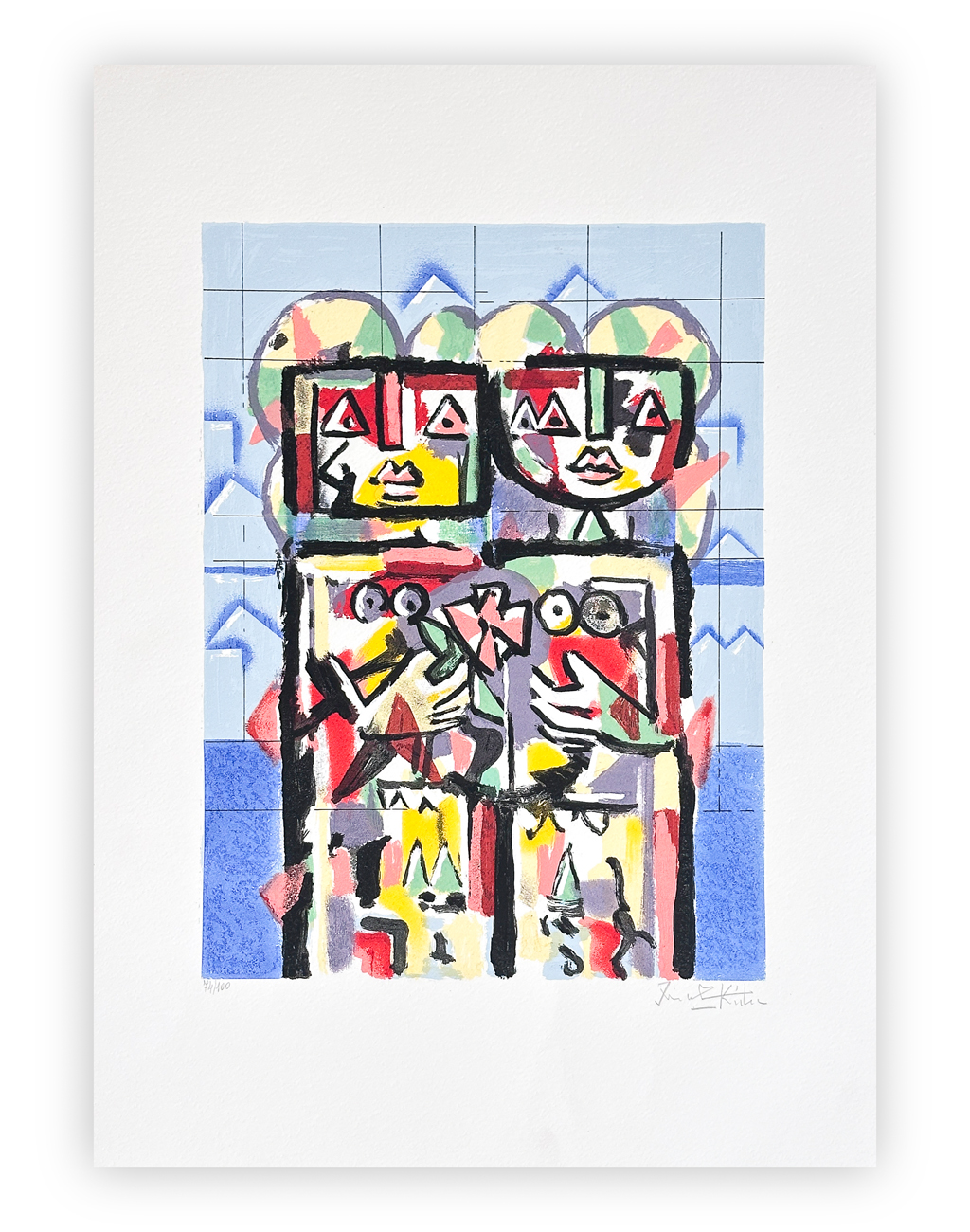 IBRAHIM KODRA (1918-2006) - Senza Titolo