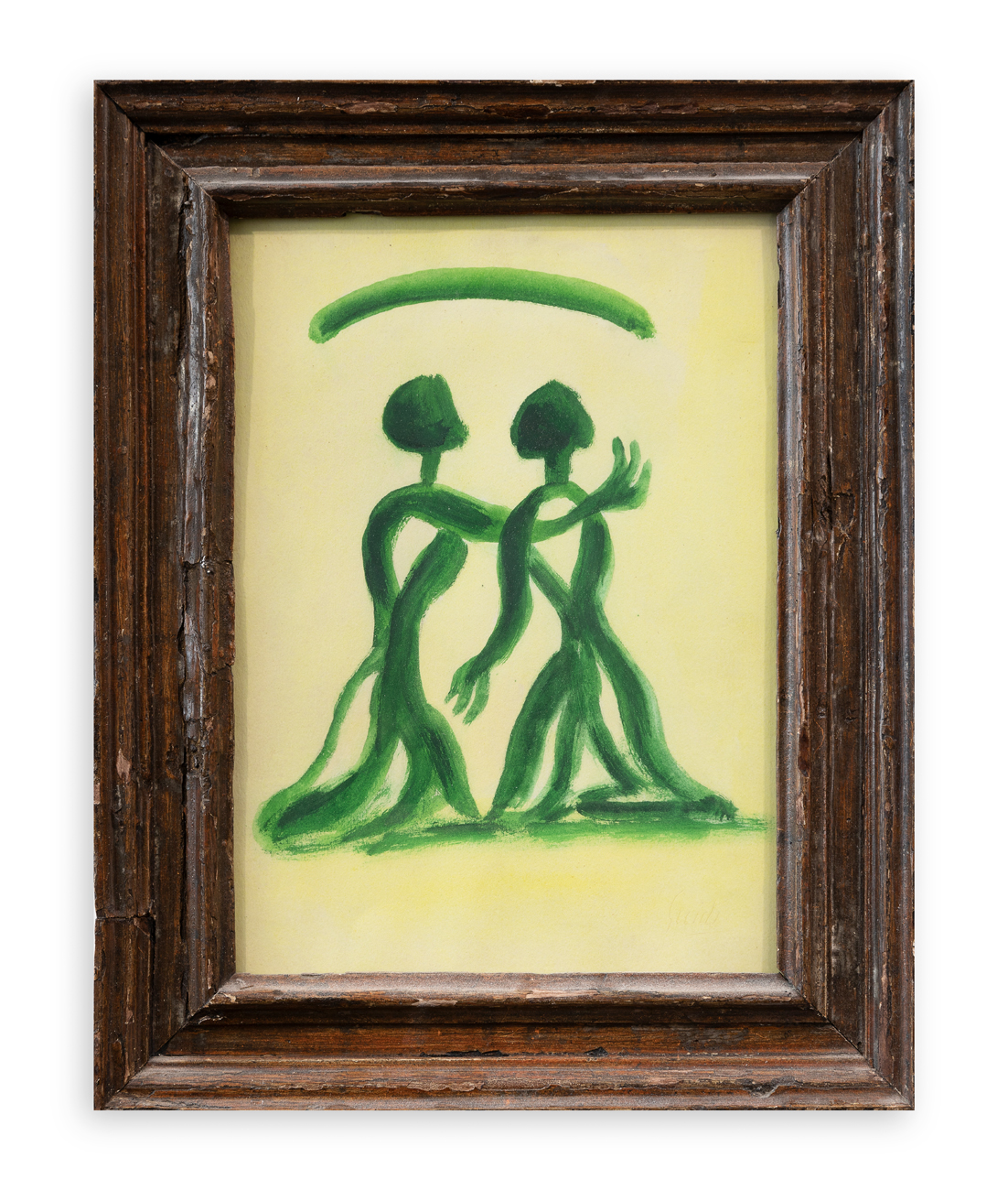 VIRGILIO GUIDI (1891-1984) - Incontro Verde, 1969