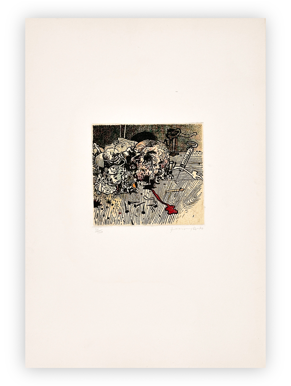 GIANFRANCO FERRONI (1927-2001) - Olocausto, 1964-1970