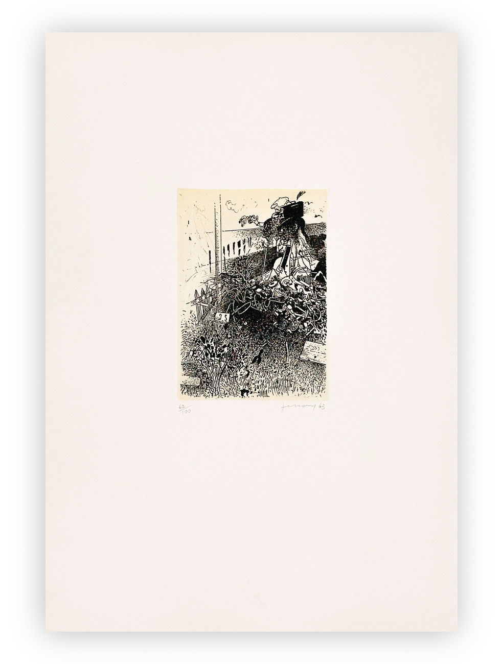 GIANFRANCO FERRONI (1927-2001) - Il fuggiasco, 1963