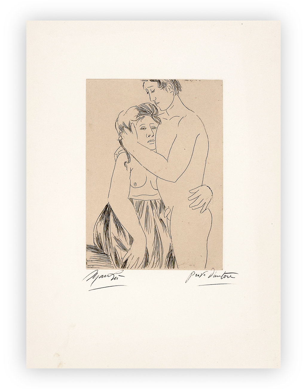 GIACOMO MANZÙ (1908-1991) - Senza Titolo