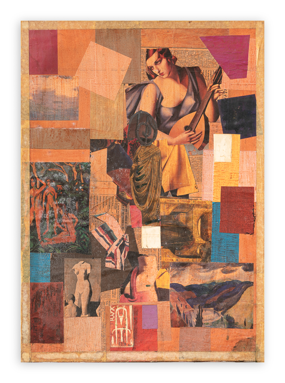 FRANCO ASINARI (1916-2007) - Composizione di figure femminili in pittura, 1995
