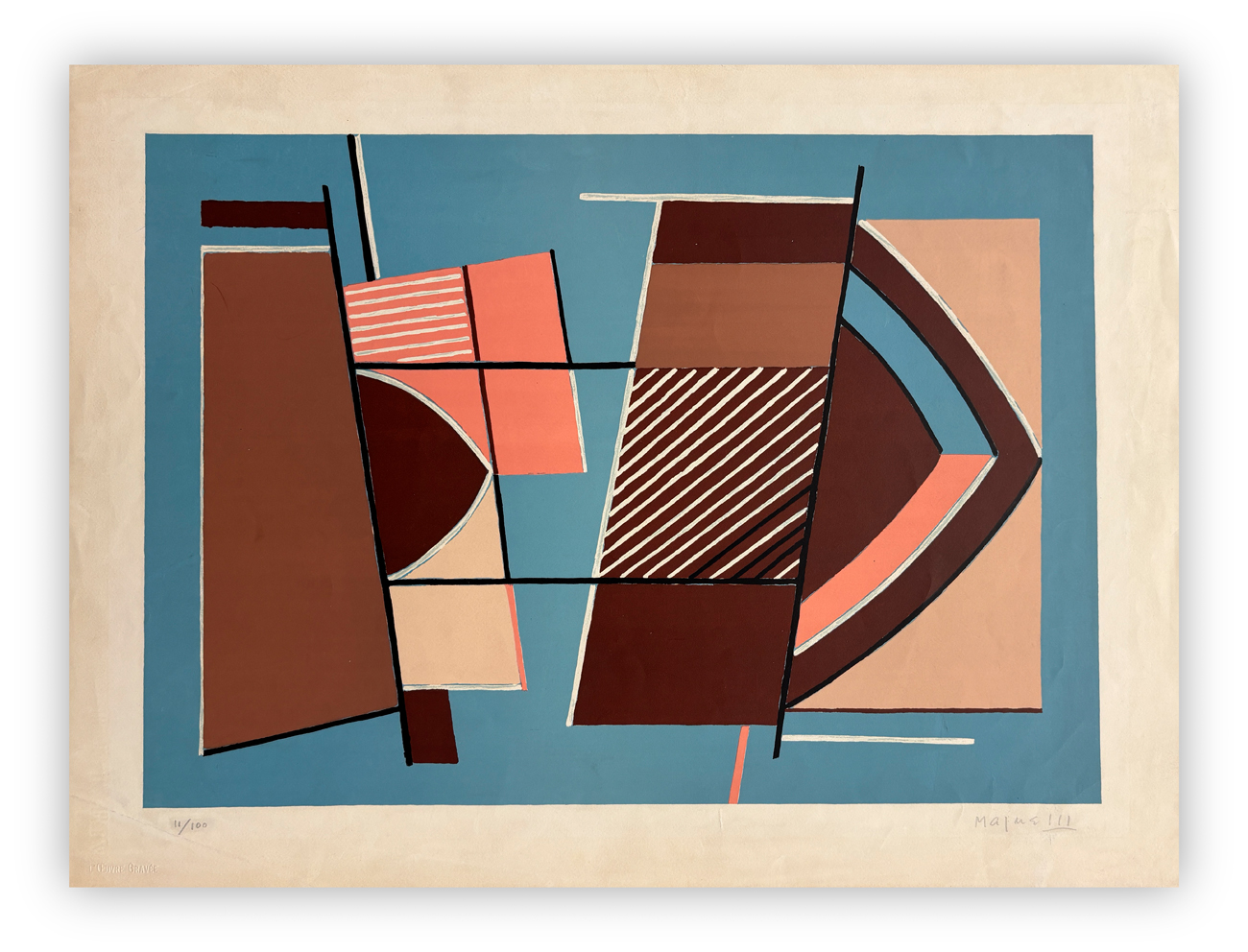 ALBERTO MAGNELLI (1888.1971) - Composition L/II, 1958