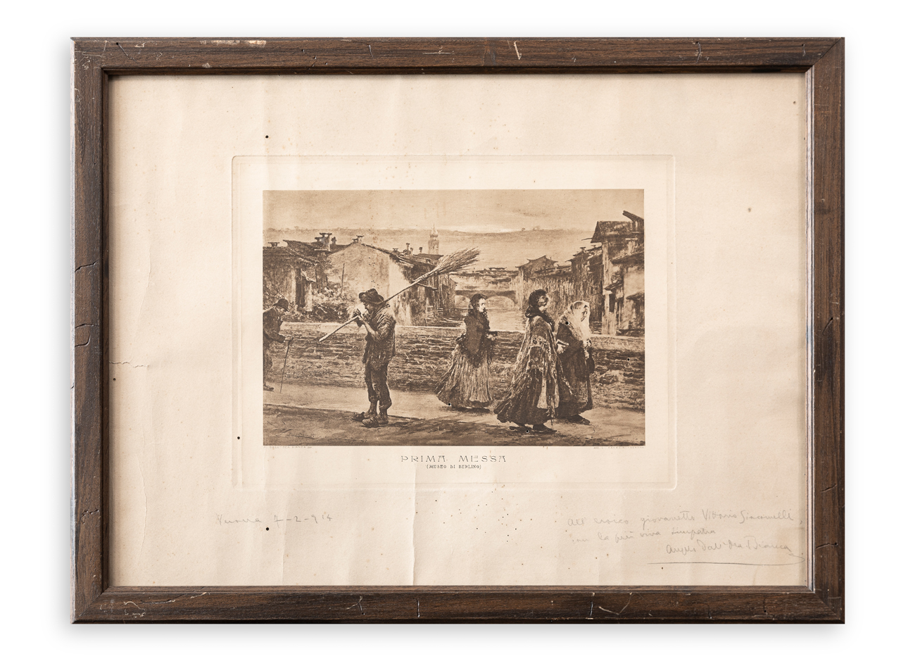 A. DALL'OCA BIANCA - Prima messa (Museo di Berlino), 1914