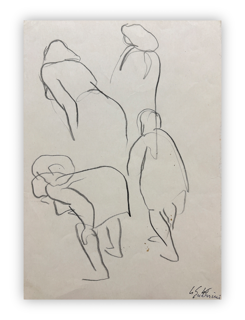 LORENZO GUERRINI (1914-2002) - Senza Titolo, 1946