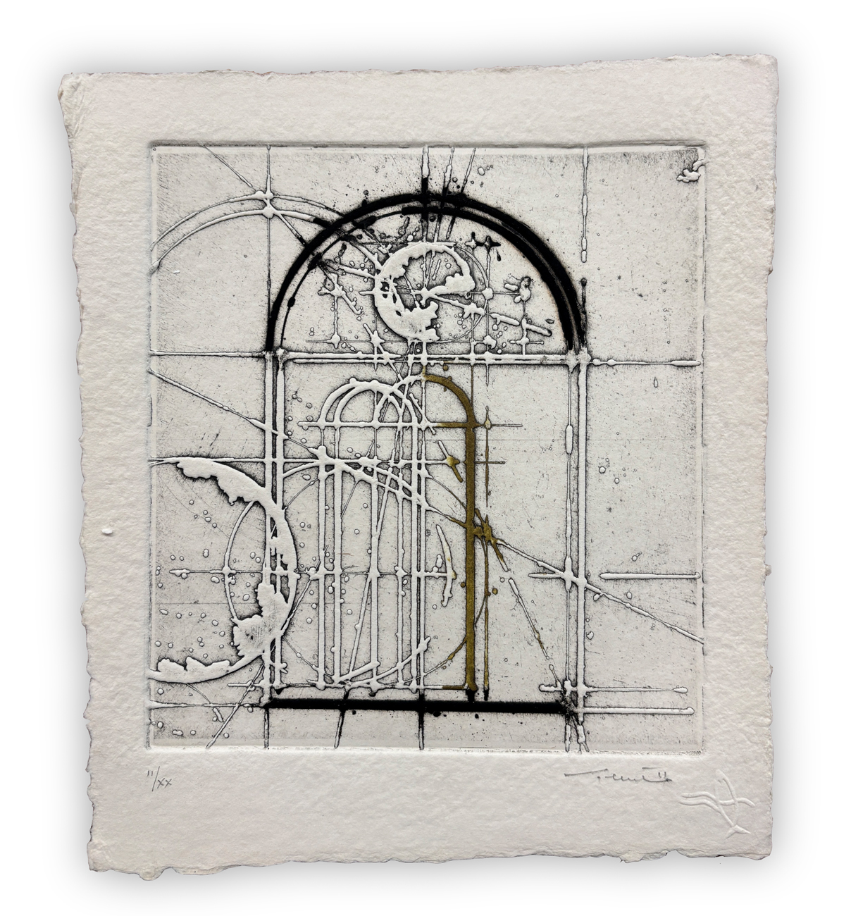 WALTER VALENTINI (1928-2022) - La porta del tempo, 1989