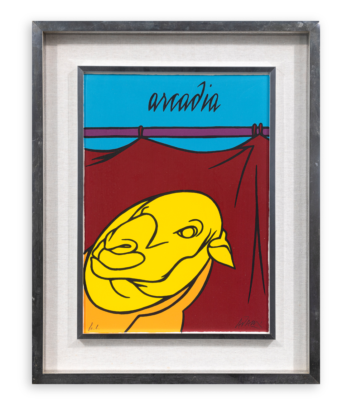 VALERIO ADAMI (1935) - Senza Titolo
