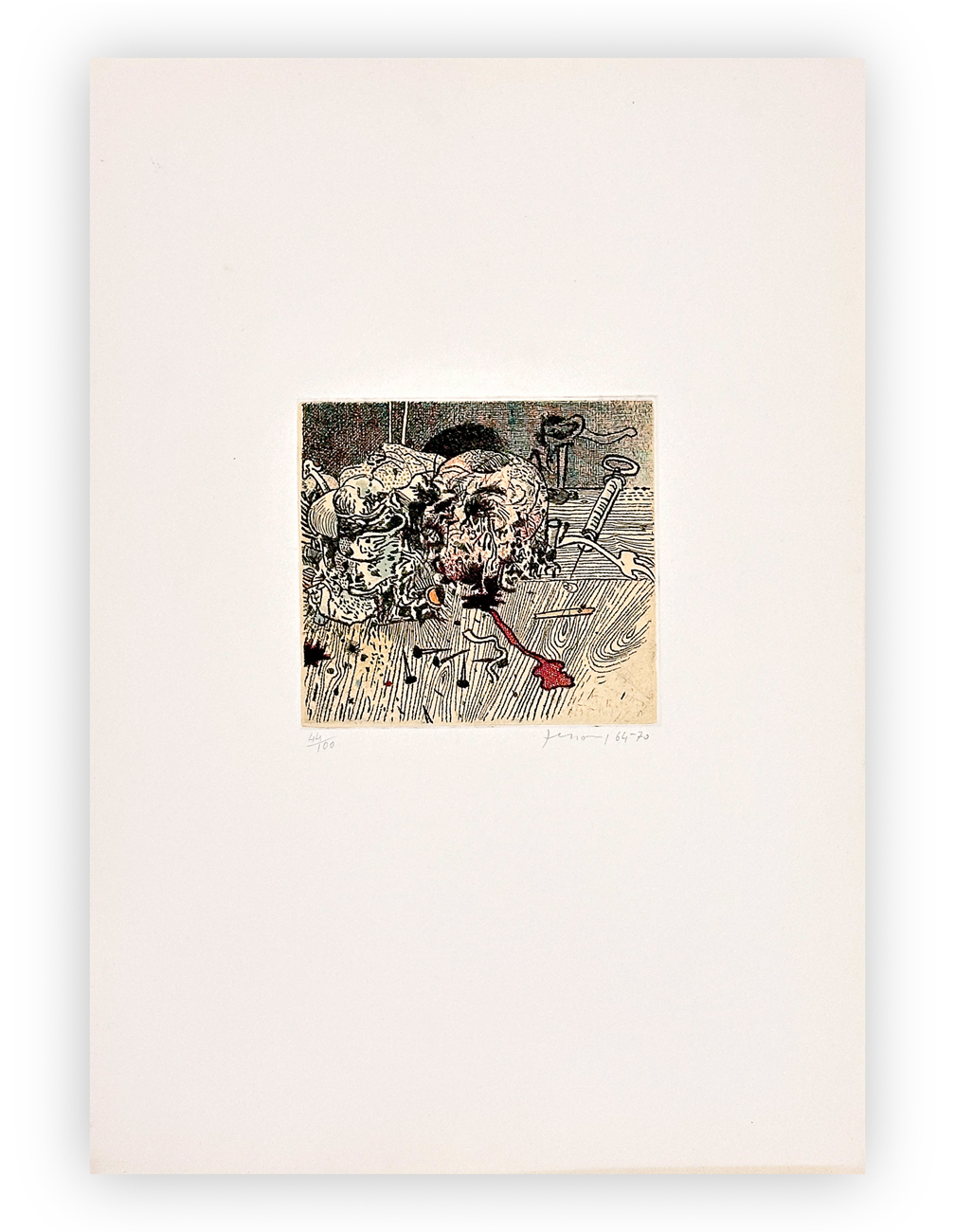 GIANFRANCO FERRONI (1927-2001) - Olocausto, 1964-1970