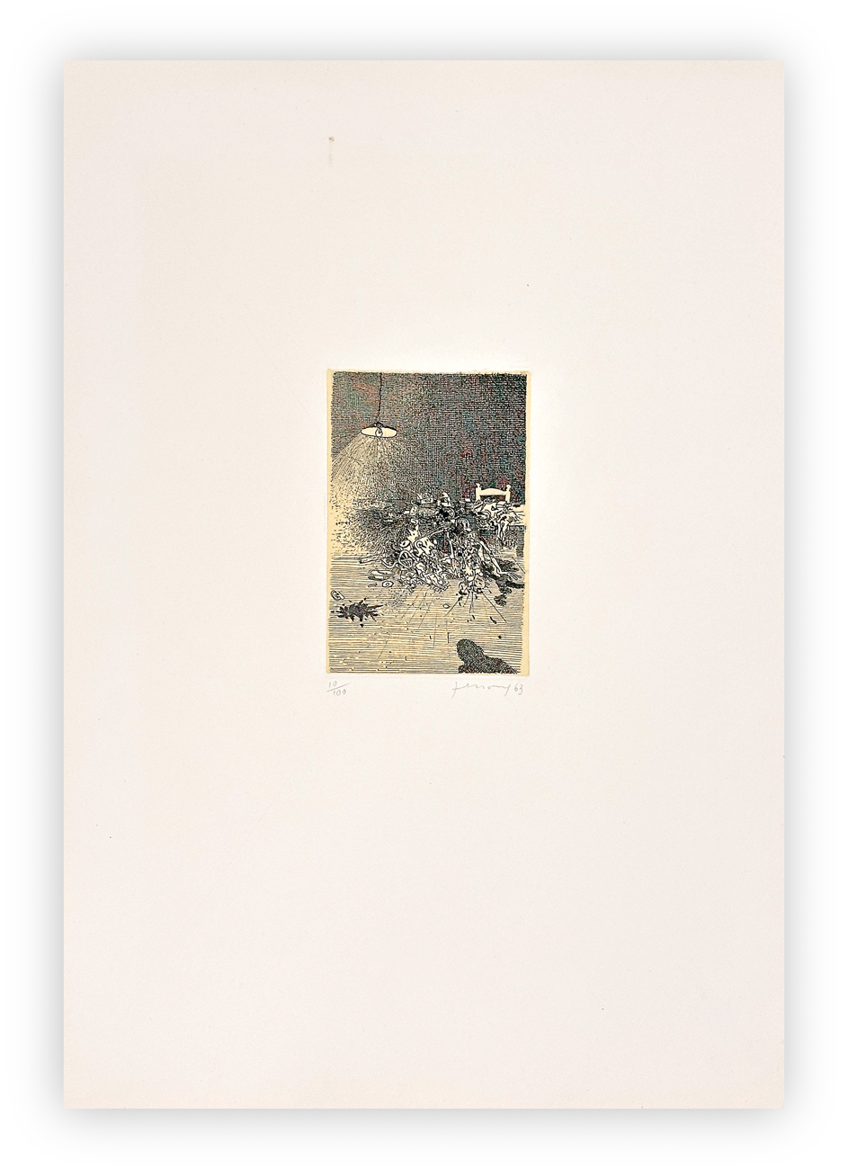 GIANFRANCO FERRONI (1927-2001) - Racconto di situazione, 1963