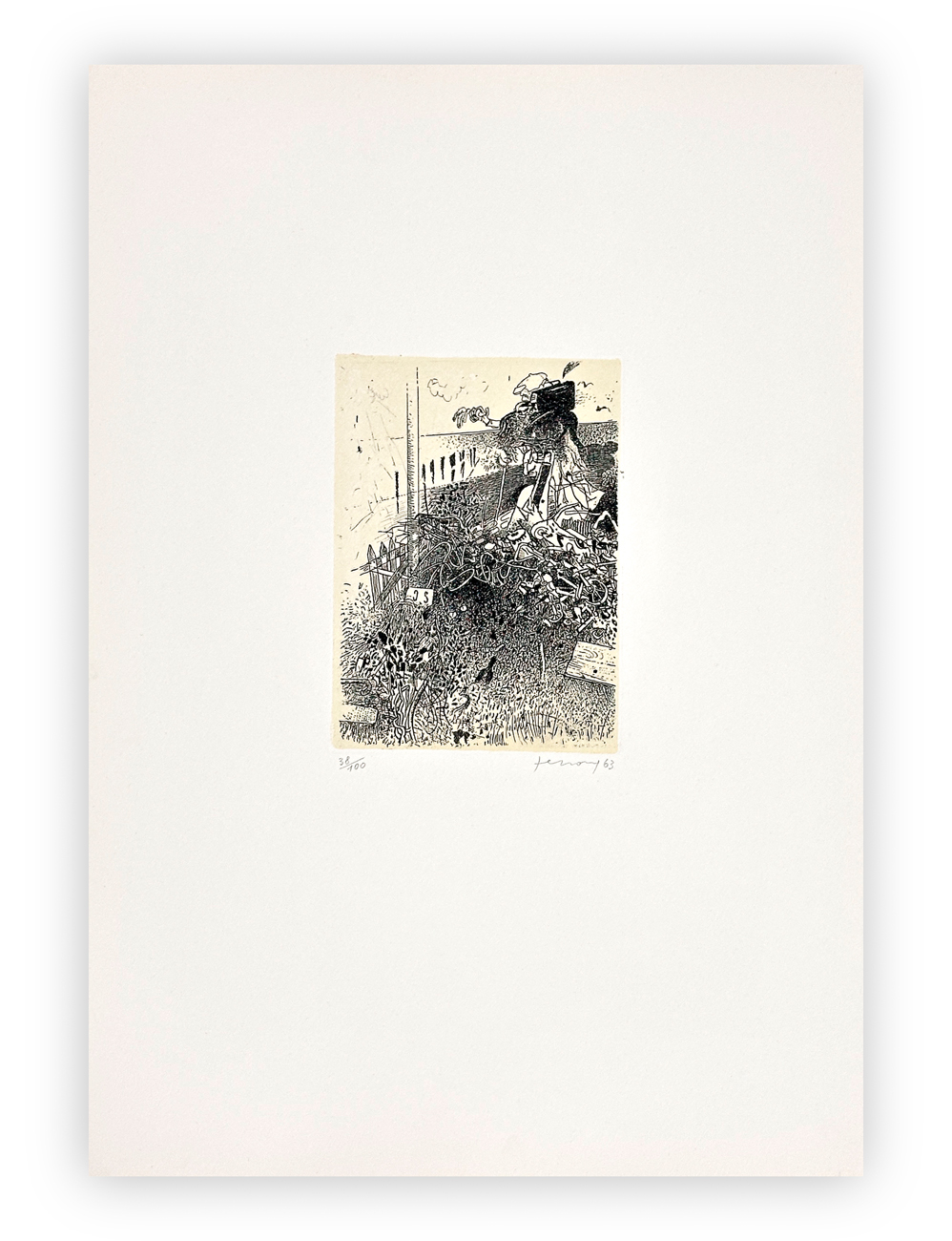 GIANFRANCO FERRONI (1927-2001) - Il fuggiasco, 1963