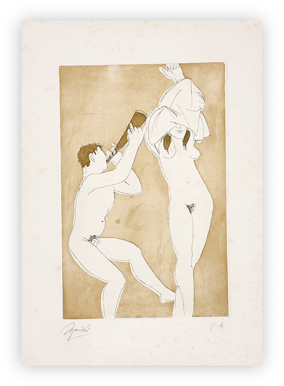 GIACOMO MANZÙ (1908-1991) - Senza Titolo