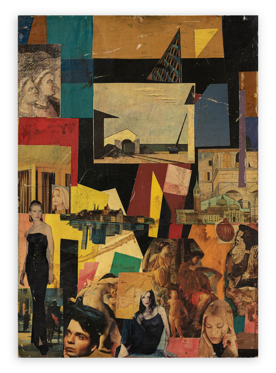 FRANCO ASINARI (1916-2007) - Affresco di una Venezia moderna, 1997