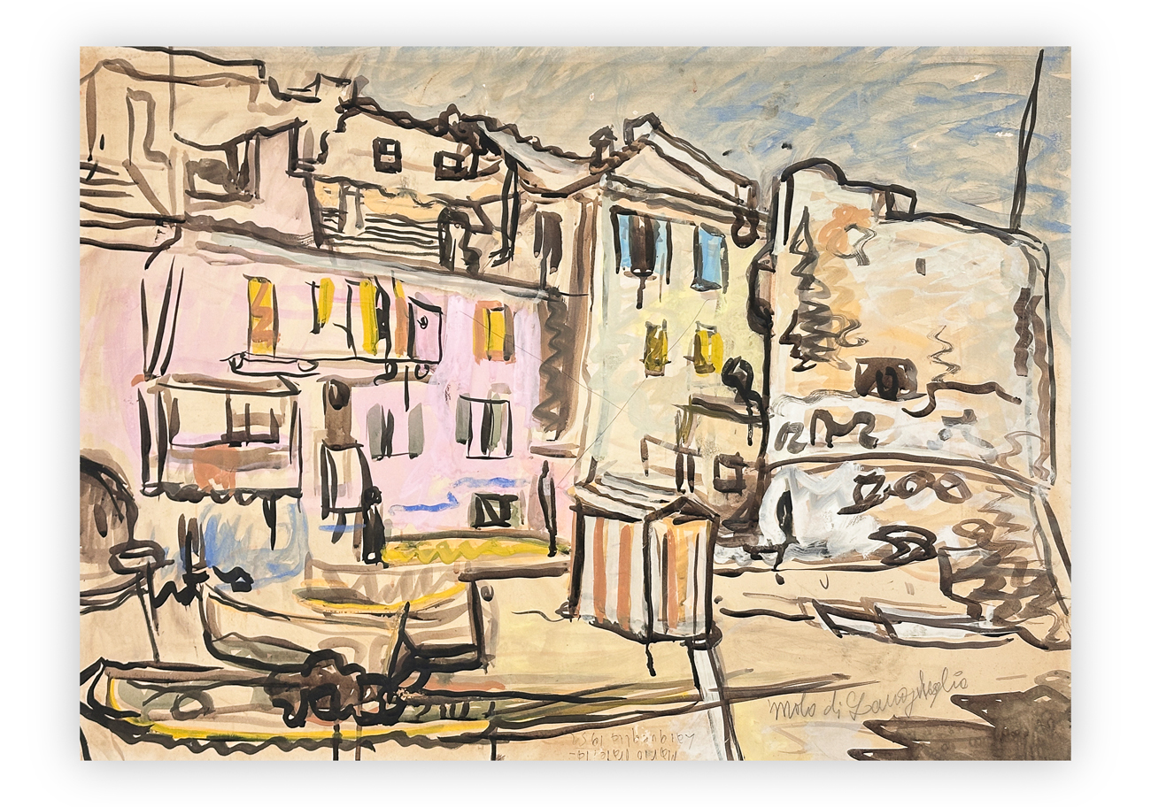 MARIO PRATELLA (1924-2022) - Molo di Laiguaglia, 1952