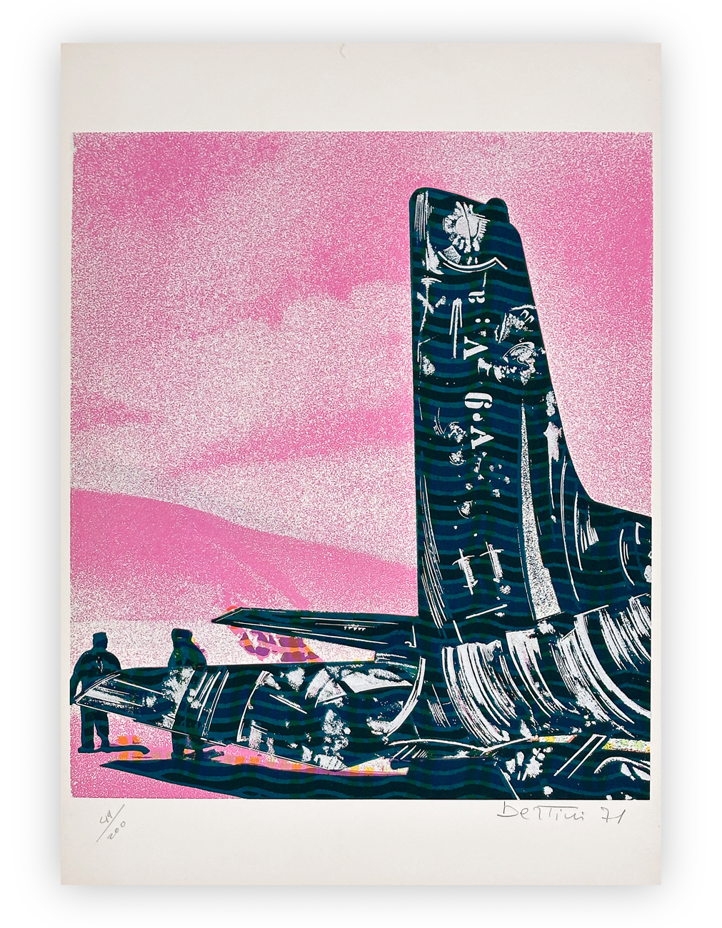 GIANNI BERTINI (1922-2010) - Senza Titolo, 1971