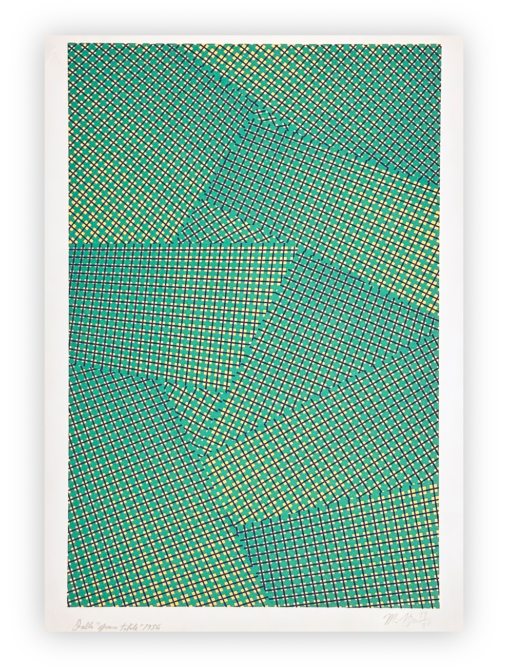 MARIO NIGRO (1917-1992) - Dallo "spazio totale", 1954