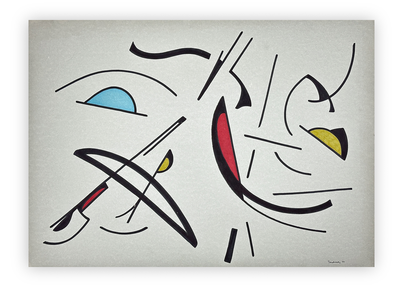STANLEY TOMSHINSKY (1935-2004) - Senza Titolo, 1973