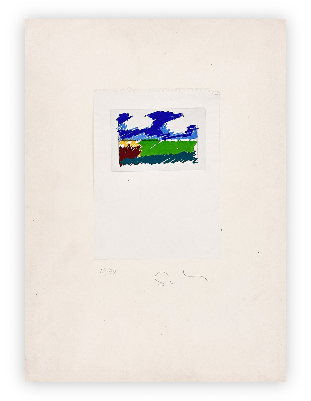 MARIO SCHIFANO (1934-1998) - Senza Titolo