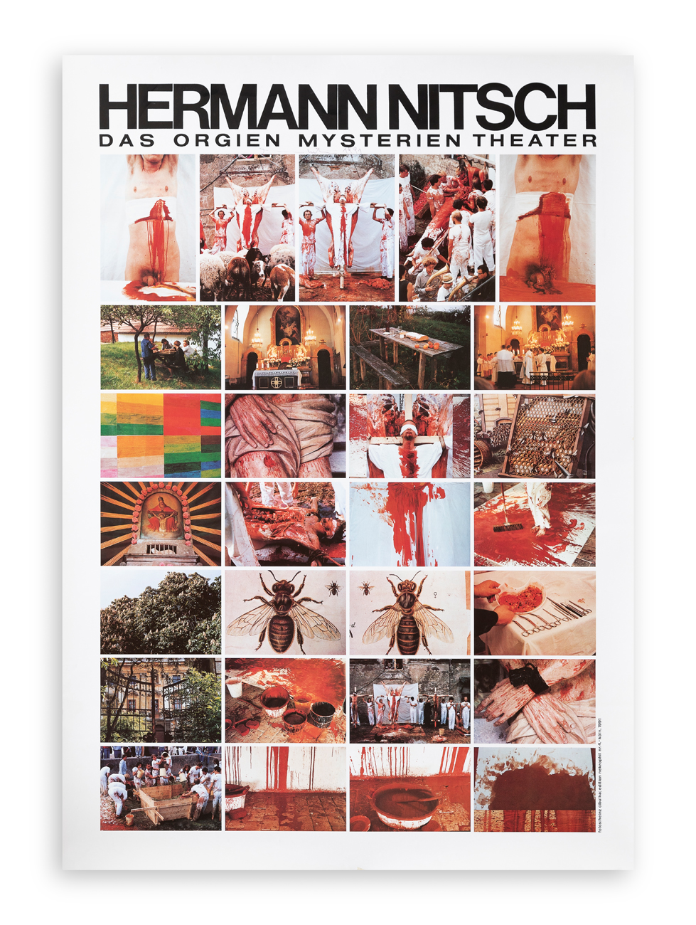 HERMANN NITSCH (1938-2022) - Senza Titolo, 1991