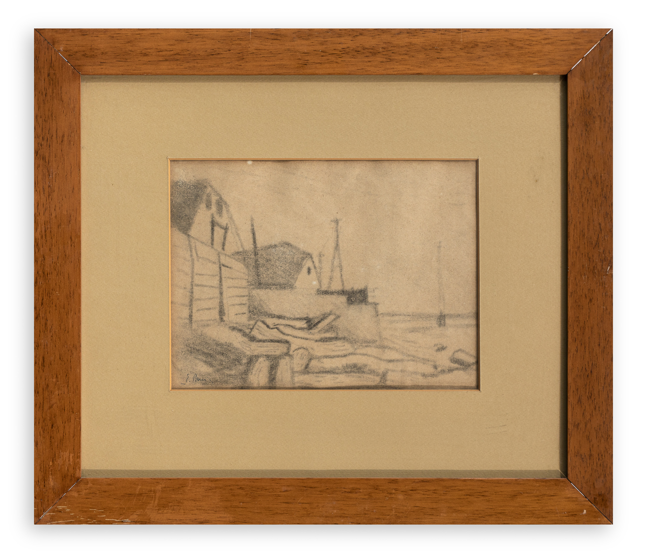 EDMONDO BACCI (1913-1989) - Senza Titolo (Marina)