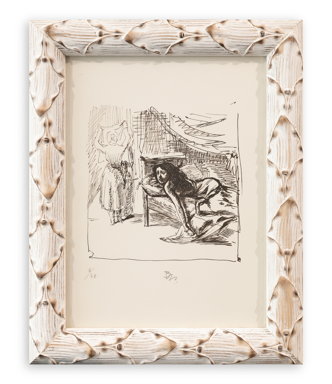BALTHUS (BALTHASAR KLOSSOWSKI DE ROLA) (1908-2001) - Senza Titolo, 1989