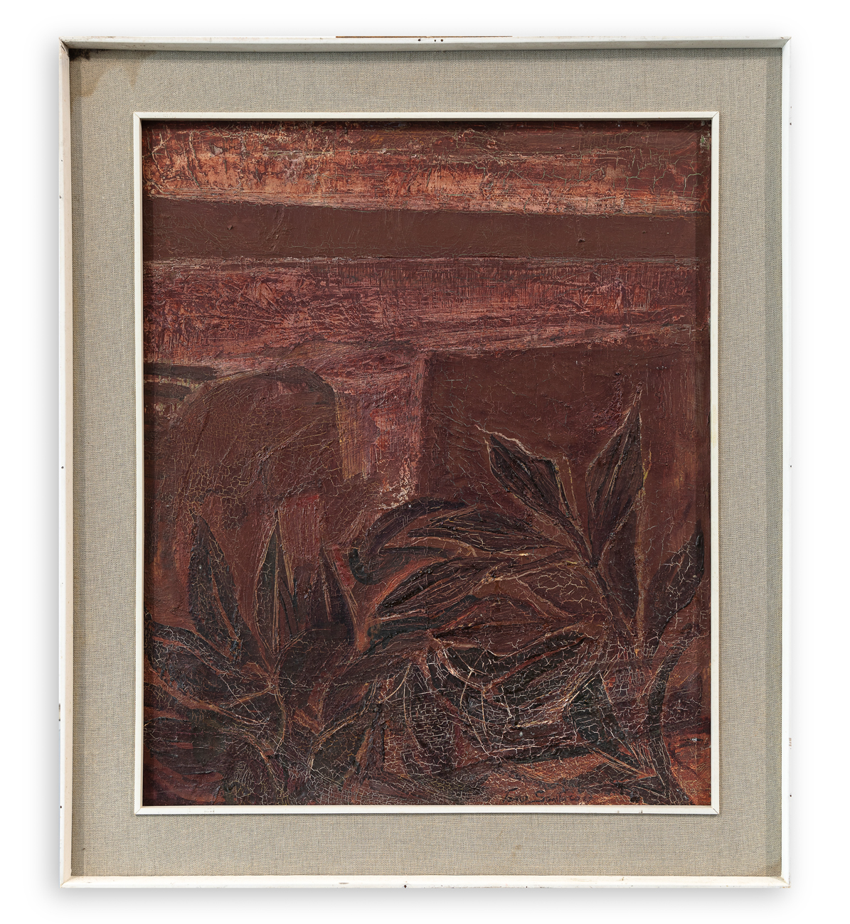 TANO SANTORO (1940) - Paesaggio siciliano, 1968