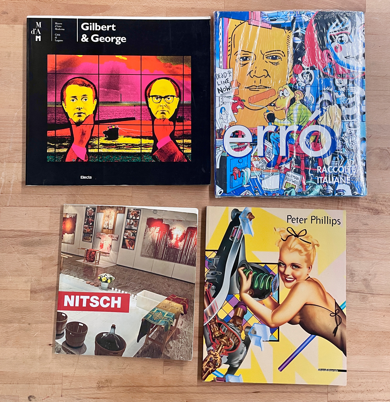 ARTE CONTEMPORANEA - Lotto unico di 4 cataloghi