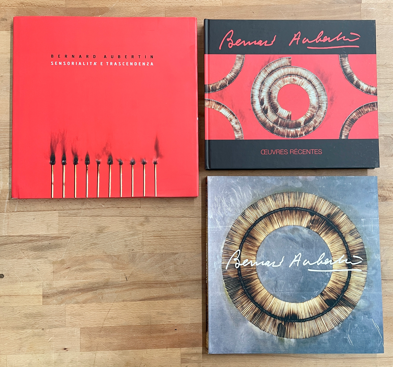 BERNARD AUBERTIN - Lotto unico di 3 cataloghi