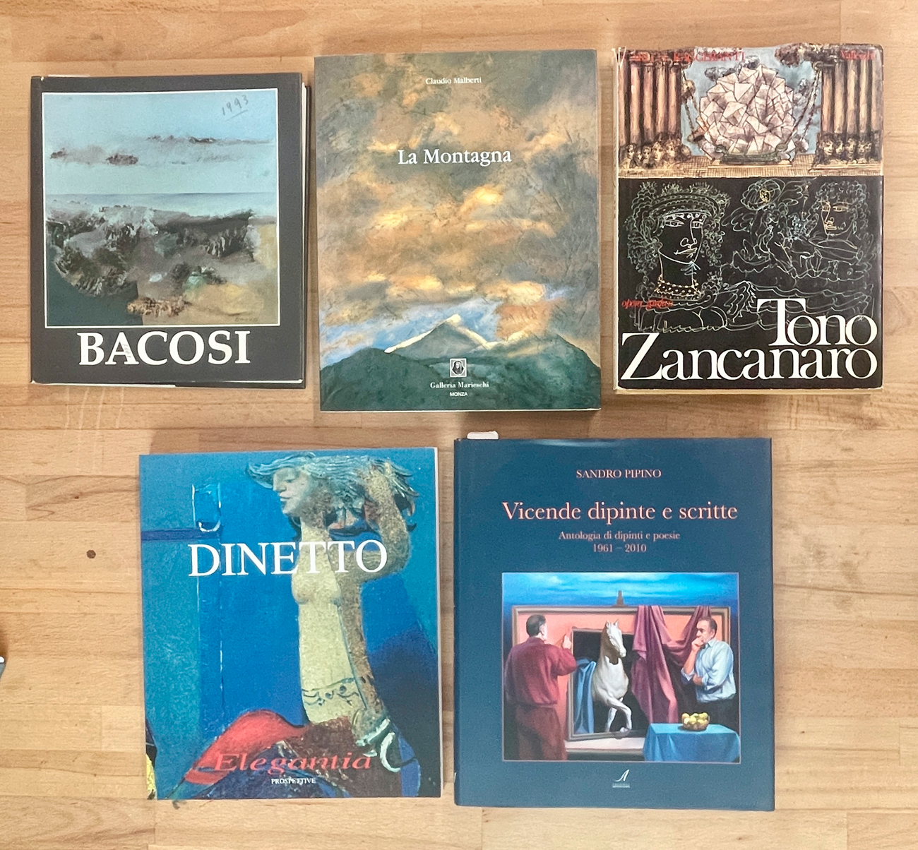 ARTE CONTEMPORANEA ITALIANA - Lotto unico di 5 cataloghi