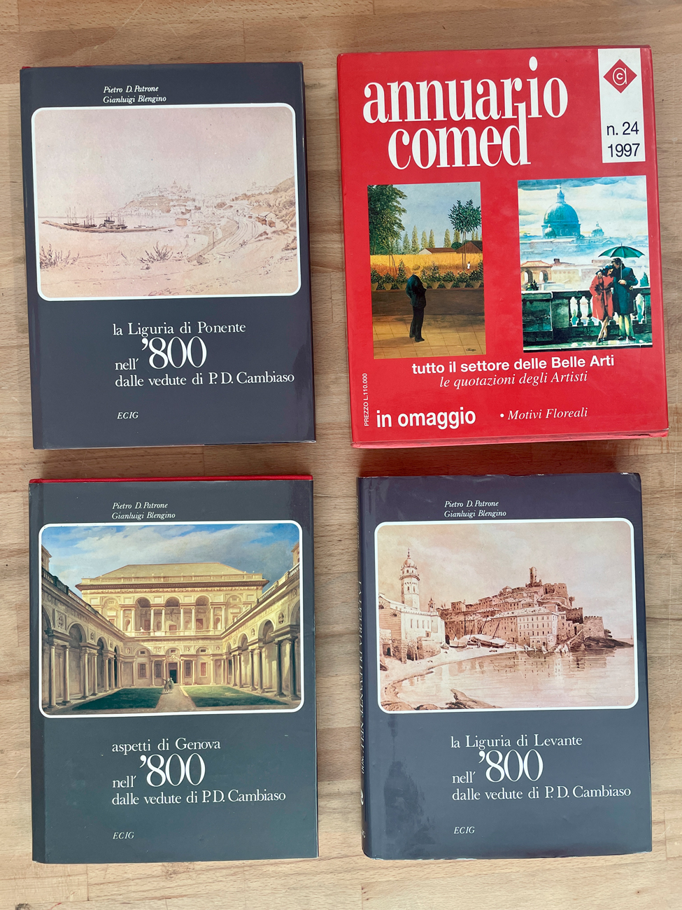 PITTURA LIGURE DEL XX E XXI SECOLO - Lotto unico di 4 cataloghi