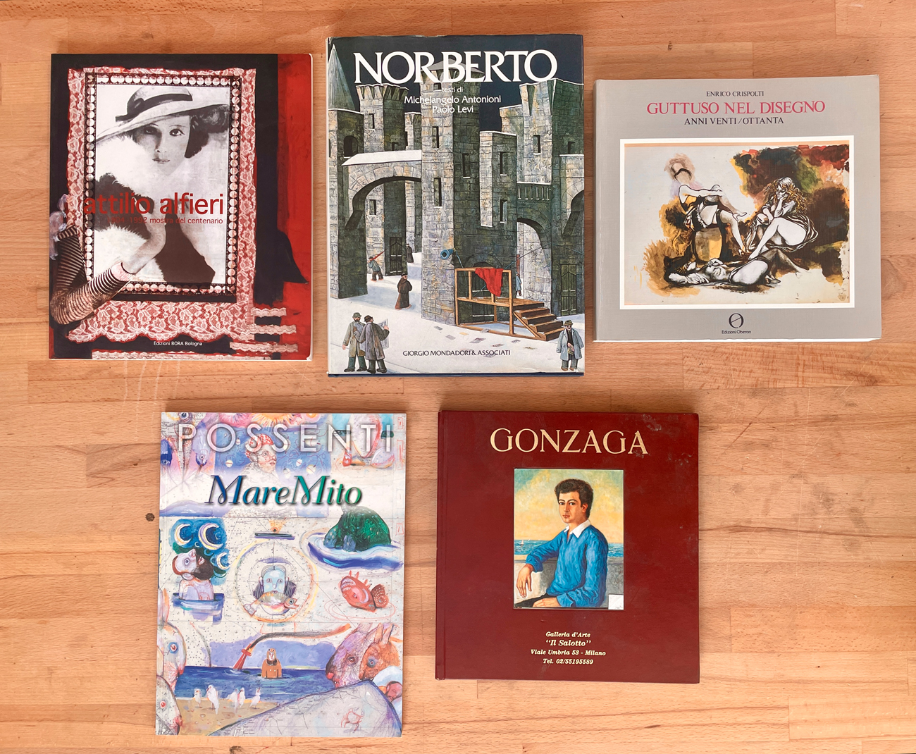 ARTE FIGURATIVA ITALIANA - Lotto unico di 5 cataloghi