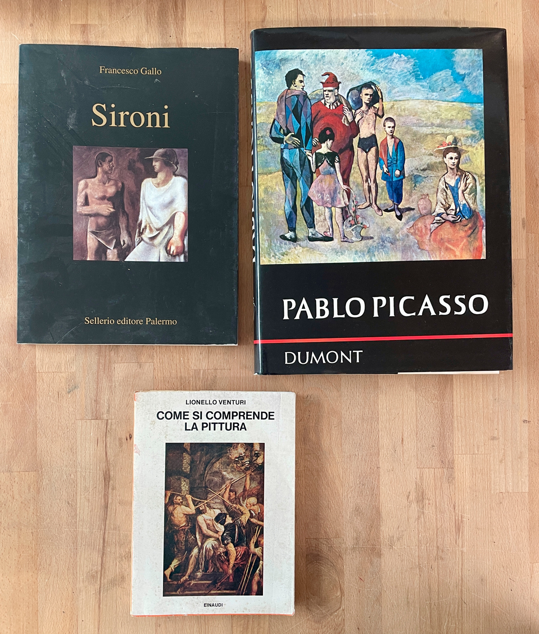 MARIO SIRONI E PABLO PICASSO - Lotto unico di 3 cataloghi: