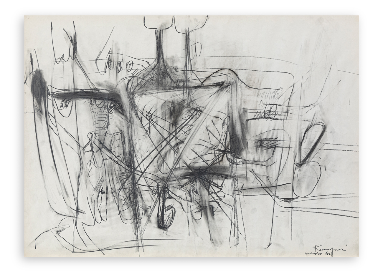 BEPI ROMAGNONI (1930-1964) - Senza Titolo, 1960