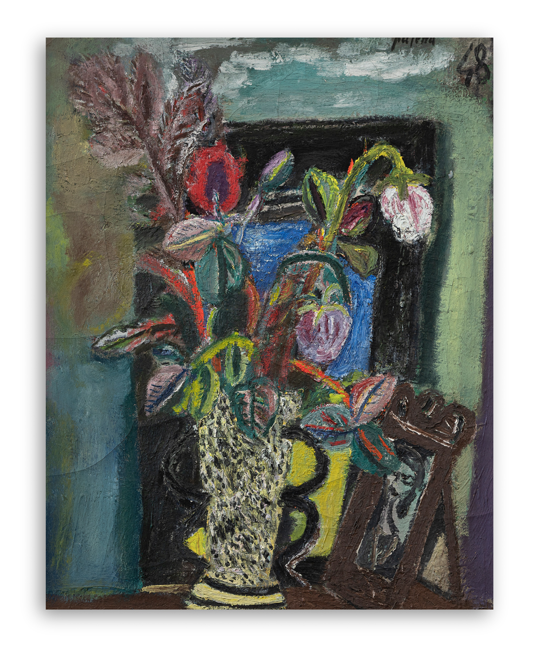 GUIDO PAJETTA (1898-1987) - Senza Titolo (Fiori), 1948