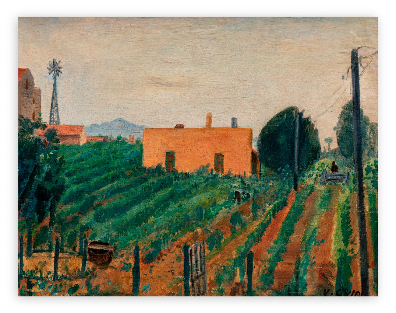 VIRGILIO GUIDI (1891-1984) - Campagna Romana, 1927