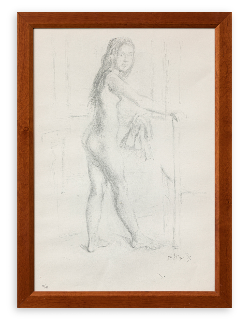 BALTHUS (BALTHASAR KLOSSOWSKI DE ROLA) (1908-2001) - Jeune fille, 1994