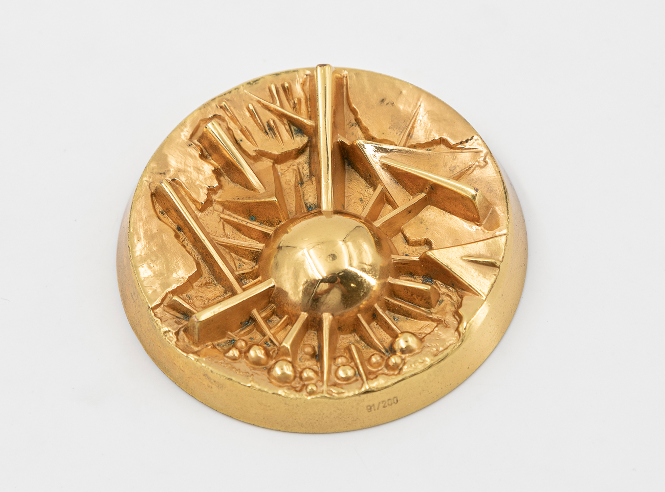 ARNALDO POMODORO (1926-2025) - Medaglia 'Il Rotary per l'Uomo', 1996